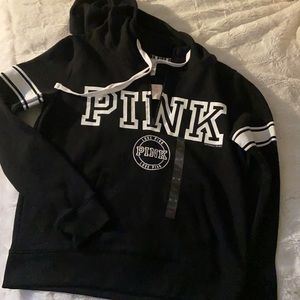 PINK quarter zip hoodie